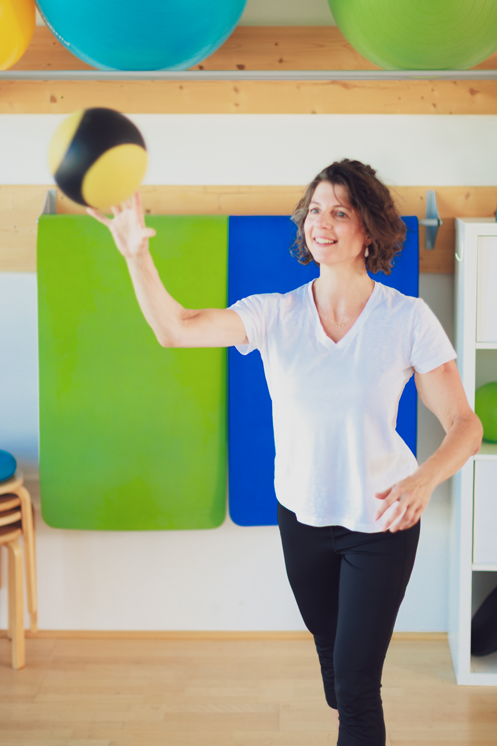 Verena mit Ball